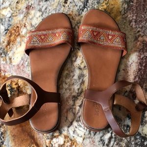 Sesto Meucci Leather Sandal